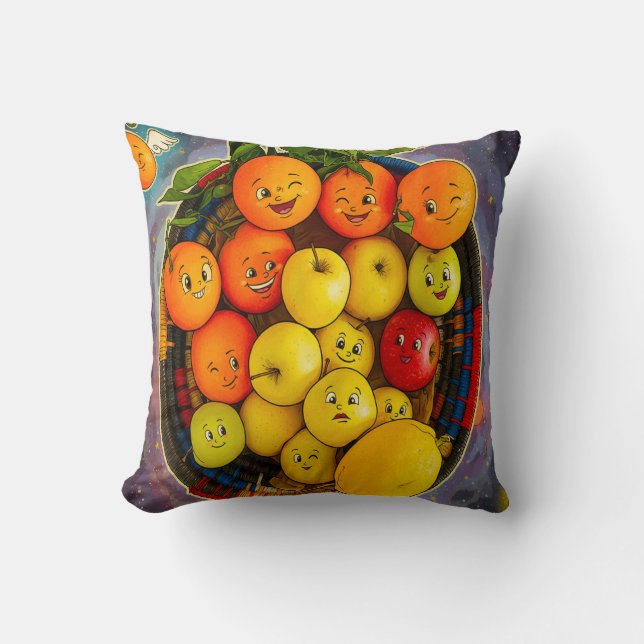 GRAPPIGE FRUIT ONTWERP  KUSSEN (Voorkant)