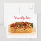 Grappige fruitcake kaart (Voorkant / Achterkant)