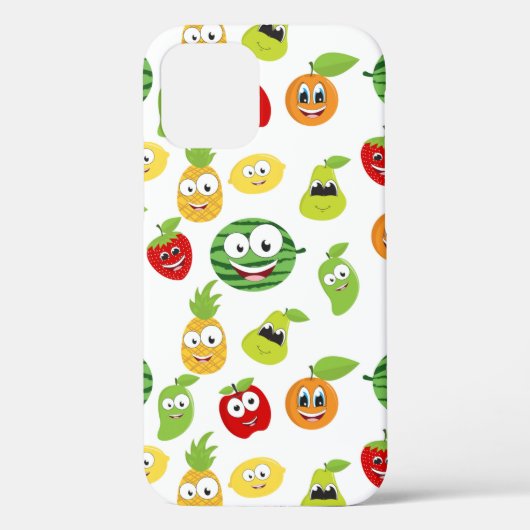 Grappige fruitgommetjes met gezichtenpatroon Case-Mate iPhone case (Achterkant)
