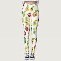 Grappige Fruitgums Met Gezichten Patroon
