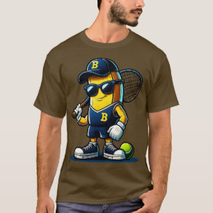 Grappige Fruitliefhebber Banaan Spelen Tennisbal S T-shirt