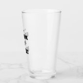 Grappige Frunk Als Eend! Bier Glas (Links)