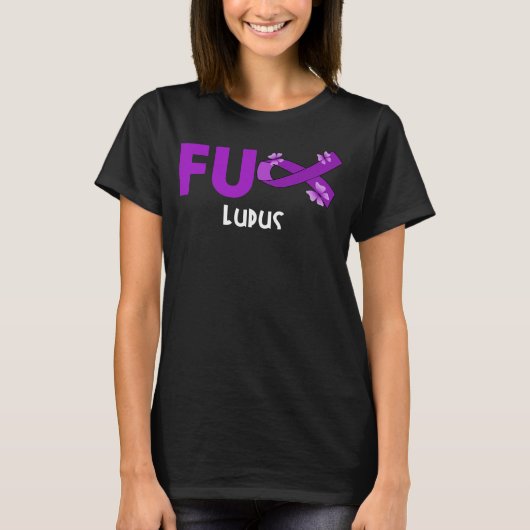 Grappige Fu Lupus voor Lupus Warrior T-shirt (Voorkant)
