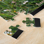 Grappige Fubby poppetjes die kamperen. Legpuzzel (Zijkant)