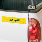 Grappige “Fuck Flock” anti-surveillancecamera stic Bumpersticker (Op Truck)