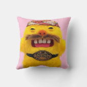 Grappige Fugglers Worstelaar  Kussen (Achterkant)