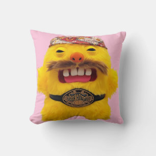 Grappige Fugglers Worstelaar  Kussen
