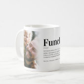 Grappige Funcle-definitie Oom Foto Koffiemok (Voorkant links)