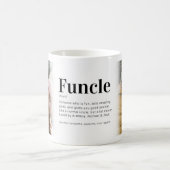 Grappige Funcle-definitie Oom Foto Koffiemok (Center)
