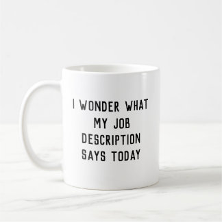 Grappige Functiebeschrijving Koffiemok