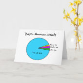 Grappige Fundamentele Menselijke Behoeften aan Kaart (Gele Bloem)