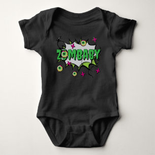 Grappige Funky Pop Art 'ZomBaby' Romper