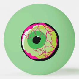 Grappige Funky Zombie Eyeball Beer of Pingpongbal