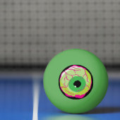 Grappige Funky Zombie Eyeball Beer of Pingpongbal (Net)