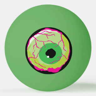 Grappige Funky Zombie Eyeball Beer of Pingpongbal