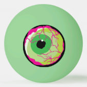 Grappige Funky Zombie Eyeball Beer of Pingpongbal (Voorkant)
