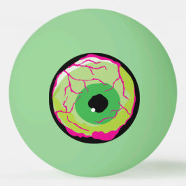 Grappige Funky Zombie Eyeball Beer of Pingpongbal