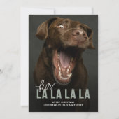 Grappige Fur La La Pet Vakantie Kerst Kaarten (Voorkant)