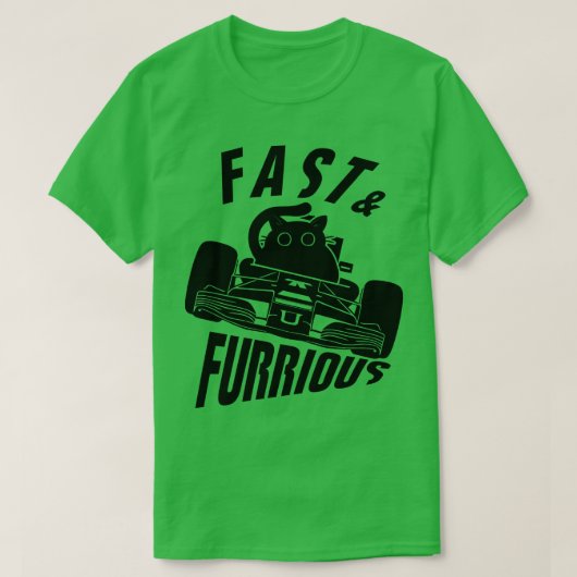 Grappige FURRurious rijkat T-shirt (Design voorkant)