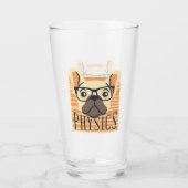 Grappige FYSICA Franse Bulldog Wetenschapsleraar C Glas (Achterkant)
