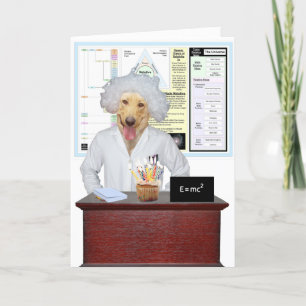 Grappige Fysica Lab Verjaardag Groet Kaart