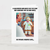 Grappige fysieke therapeut verjaardag kaart (Voorkant)