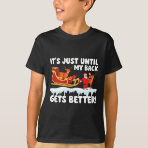 Grappige Fysiotherapeut Kerst PT Therapeut Xm T-shirt