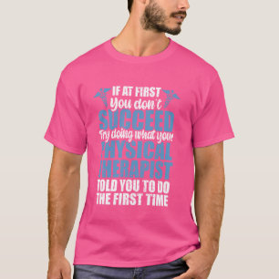 Grappige Fysiotherapie PT, Retro Fysiotherapie T-shirt