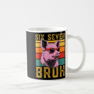Grappige G 67 6 7 Zes Zeven Meme Dier Retro Design Koffiemok