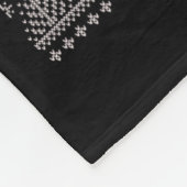 Grappige G lelijke kerst trui Kerstman Pus Fleece Deken (Hoek)