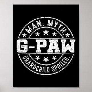 Grappige G-Paw Kleinkind Spoiler Man Mythe G-Paw Poster