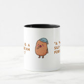 Grappige gaap trendy ontworpen  mok (Midden)