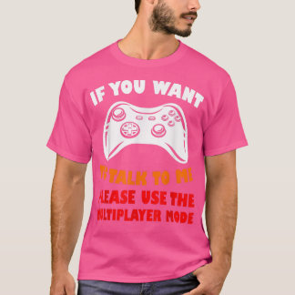 Grappige gamen Multiplayer Modus Videogame T-shirt