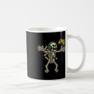 Grappige Gamer Boze Skelet Gamer Tiener Jongens Vi Koffiemok