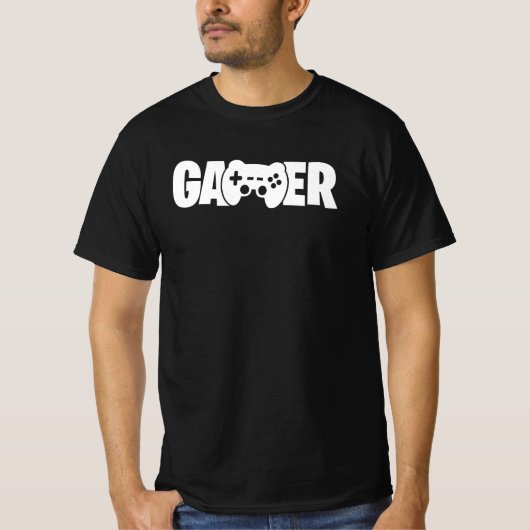 Grappige gamer citaat t-shirt (Voorkant)