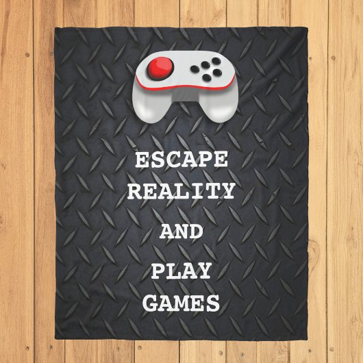 Grappige Gamer Citaten Fleece Deken