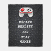 Grappige Gamer Citaten Fleece Deken (Voorkant)