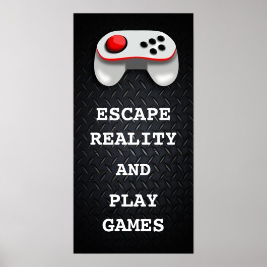 Grappige Gamer Citaten Poster (Voorkant)