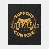 Grappige Gamer Console Protest Gamen Fleece Deken (Voorkant)