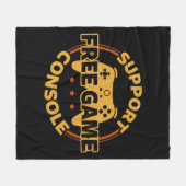 Grappige Gamer Console Protest Gamen Fleece Deken (Voorkant (Horizontaal))