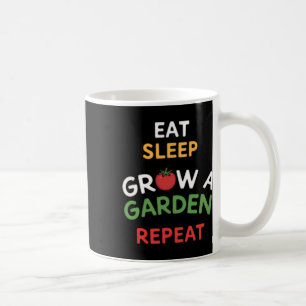 Grappige Gamer Eet Slaap Kweek Een Tuin Herhaal On Koffiemok