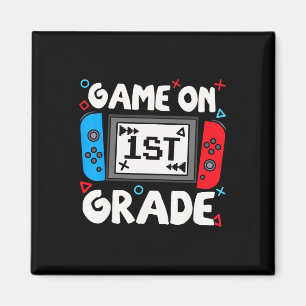 Grappige Gamer Game On 1e klas Ck naar school Kids Magneet