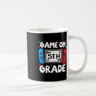 Grappige Gamer Game On 5e klas Ck naar school Kids Koffiemok