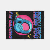 Grappige gamer gamecontroller voor tienerjongens m fleece deken (Voorkant (Horizontaal))