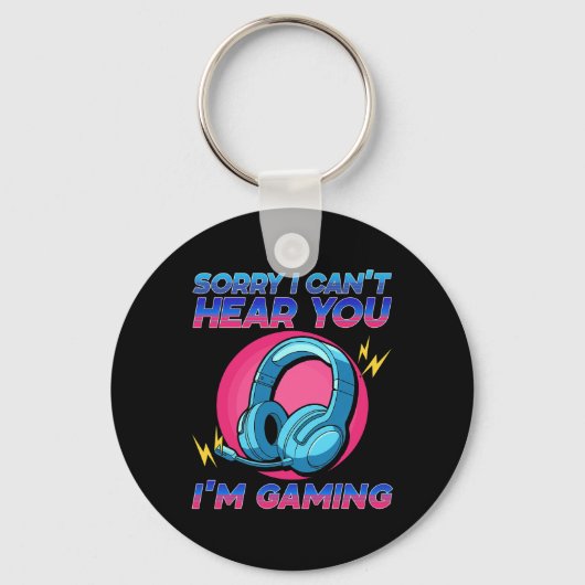 Grappige Gamer Gamecontroller Voor Tienerjongens M Sleutelhanger (Voorkant)