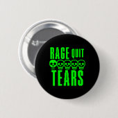 Grappige Gamer Gamen Sarcastisch Rage Stop Noob Tr Ronde Button 5,7 Cm (Voorkant /achterkant)