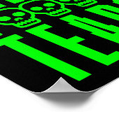 Grappige Gamer Gaming Sarcastisch Weg Van Toetsenb Poster (Hoek)