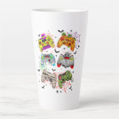 Grappige Gamer Halloween Latte Mok (Voorkant)