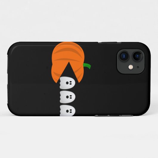 grappige gamer halloween pompoenen retro Case-Mate iPhone case (Achterkant (horizontaal))