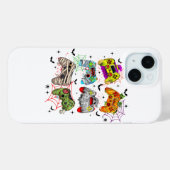 Grappige Gamer Halloween telefoon iPhone 15 Hoesje (Achterkant (horizontaal))